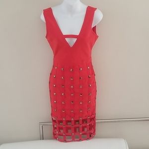 red ario collection dress